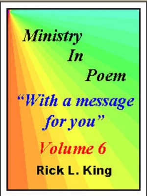 cover image of Ministry in Poem Vol 6